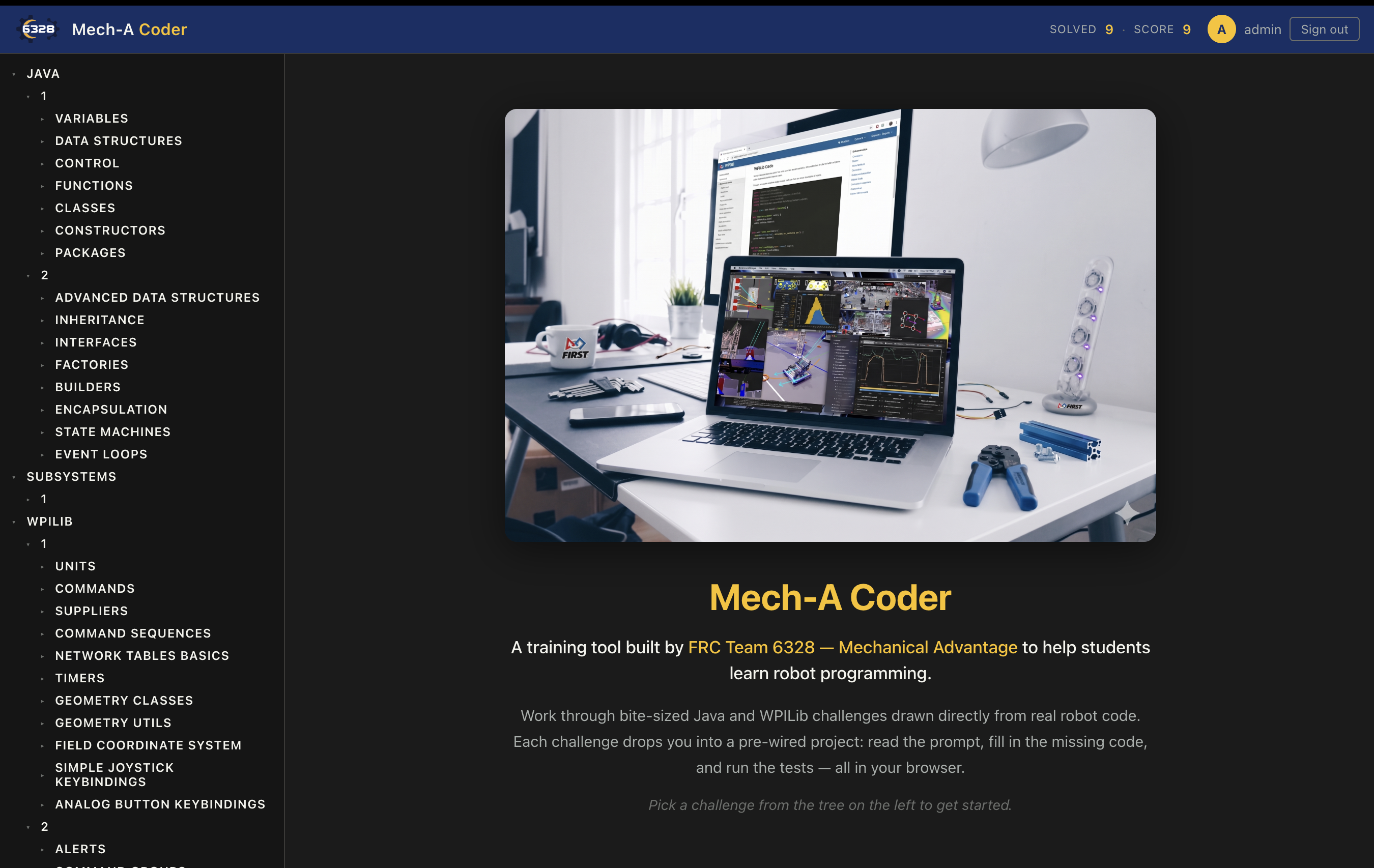 Mech-A Coder leaderboard